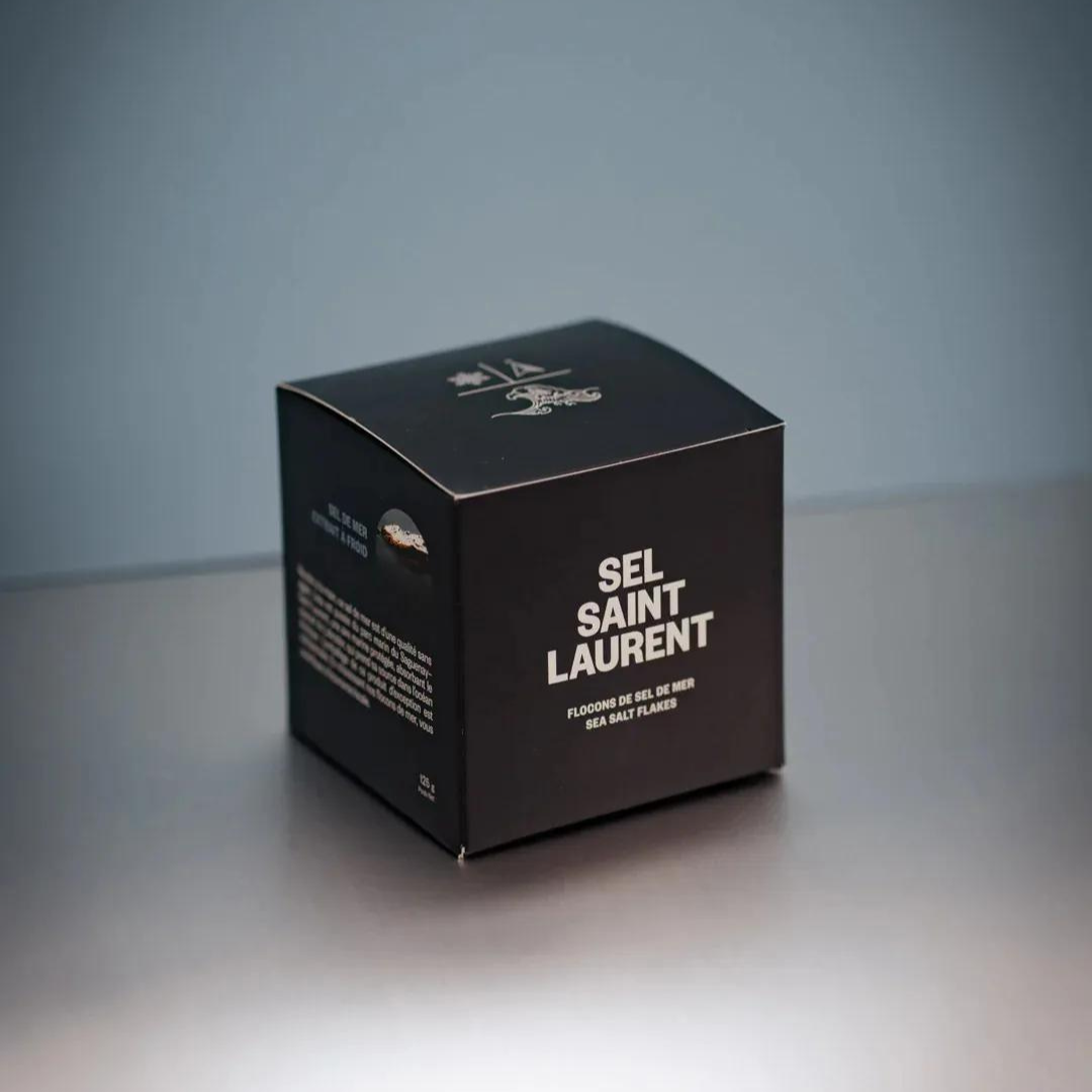 flocons de sel de mer de St Saint-Laurent vendus chez Bocaux & co.