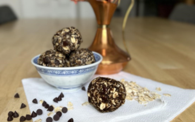 Boules d’énergie gourmandes Choco-Bananes-Arachides